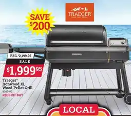 Ace Hardware Traeger Ironwood XL Wood Pellet Grill offer