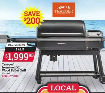 Ace Hardware Traeger Ironwood XL Wood Pellet Grill offer
