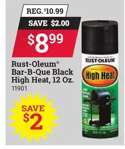 Ace Hardware Rust-Oleum Bar-B-Que Black High Heat offer