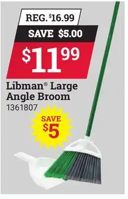 Ace Hardware Libman Large Angle Broom offer