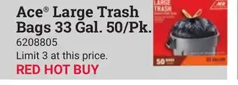 Ace Hardware Ace Large Trash Bags offer