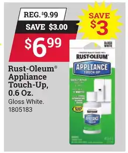 Ace Hardware Rust-Oleum Appliance Touch-Up offer