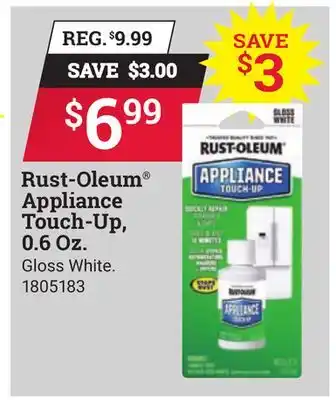 Ace Hardware Rust-Oleum Appliance Touch-Up offer