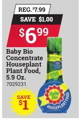 Ace Hardware Baby Bio Concentrate Houseplant Plant Food offer