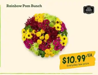 Sprouts Farmers Market Rainbow Pom Bunch offer