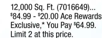 Ace Hardware Turf Builder Weed & Feed 12,000 Sq. Ft offer