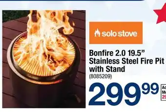 Ace Hardware Bonfire 2.0 19.5 Stainless Steel Fire Pit with Stand offer