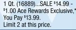 Ace Hardware Bulls Eye 1-2-3 Primer, 1 Qt offer
