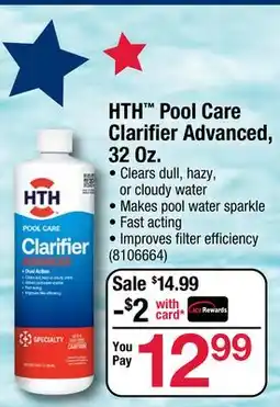 Ace Hardware HTH Pool Care Clarifier Advanced, 32 Oz offer