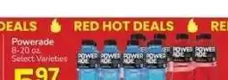 Albertsons Powerade - 8-20 oz. Select Varieties offer