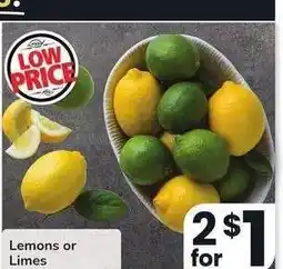 Albertsons Lemons Or Limes offer
