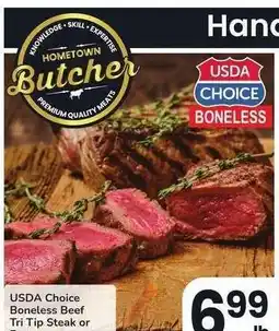 Albertsons USDA Choice Boneless Beef Tri Tip Steak or Roast - Value Pack offer