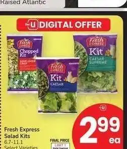 Albertsons Fresh Express Salad Kits - 6.7-11.1 Select Varieties offer