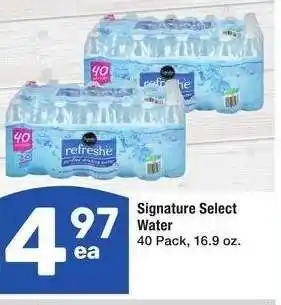 Albertsons Signature Select Water - 40 Pack, 16.9 oz offer
