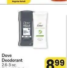 Albertsons Dove Deodorant - 2.6-3 oz. Select Varieties offer