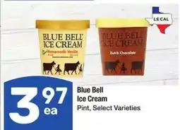 Albertsons Blue Bell Ice Cream - Pint, Select Varieties offer