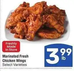 Albertsons Marinated Fresh Chicken Wings - Select Varieties offer