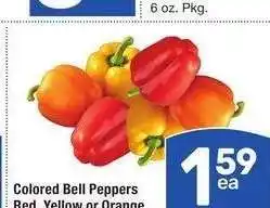 Albertsons Colored Bell Peppers Red, Yellow or Orange offer