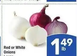 Albertsons Red or White Onions - Large offer