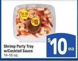Albertsons Shrimp Party Tray w/Cocktail Sauce - 14-15 oz offer