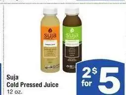 Albertsons Suja cold pressed juice - 12 oz offer