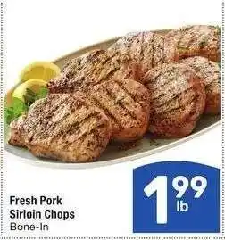 Albertsons Fresh Pork Sirloin Chops - Bone - In offer