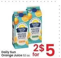 Albertsons Daily Sun Orange Juice - 52 oz offer