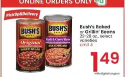 Albertsons Bush's Baked or Grillin' Beans - 22-28 oz., select varieties offer