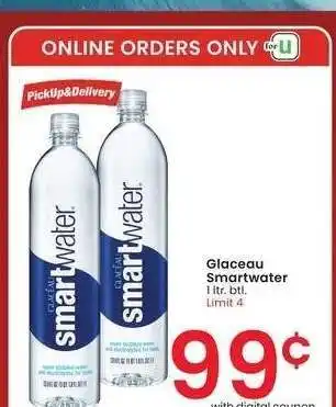 Albertsons Glaceau Smartwater - 1 ltr. btl offer