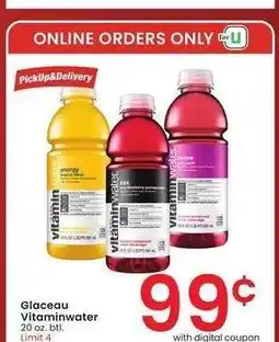 Albertsons Glaceau Vitaminwater - 20 oz. btl offer