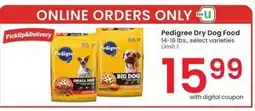 Albertsons Pedigree Dry Dog Food - 14-16 lbs., select varieties offer