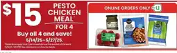 Albertsons PESTO CHICKEN MEAL - FOR 4 offer
