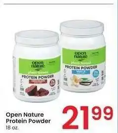 Albertsons Open Nature Protein Powder - 18 oz offer