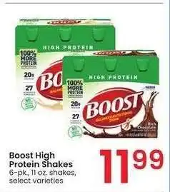 Albertsons Boost High Protein Shakes - 6 - pk., 11 oz. shakes, select varieties offer