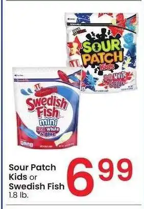 Albertsons Sour Patch Kids or Swedish Fish - 1.8 lb offer