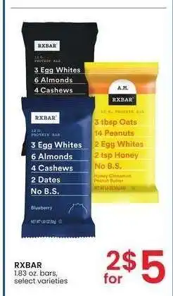 Albertsons RXBAR - 1.83 oz. bars, select varieties offer