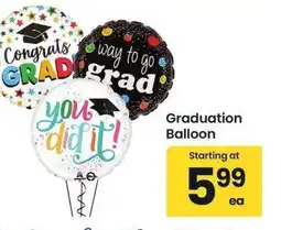 Albertsons Graduation Balloon offer