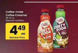 Albertsons Coffee-Mate Coffee Creamer - 28-32 oz. Selected varieties offer