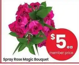 Albertsons Spray Rose Magic Bouquet offer