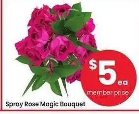 Albertsons Spray Rose Magic Bouquet offer