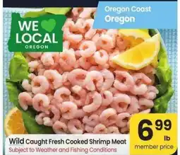 Albertsons Wild Caught Fresh Cooked Shrimp Meat - and offer