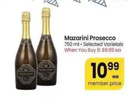 Albertsons Mazarini Prosecco - 750 ml • Selected Varietals offer