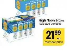 Albertsons HIGH NOON - 8-12 oz Selected Varieties offer