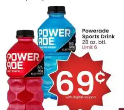 Albertsons Powerade Sports Drink - 28 oz. btl offer
