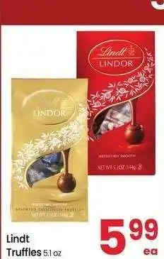 Albertsons Lindt Truffles - 5.1 oz Selected Varieties offer