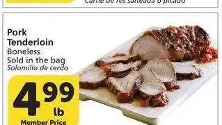 Albertsons Pork Tenderloin - Boneless Boneless Sold in the bag offer