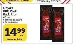 Albertsons Lloyd's BBQ Pork Back Ribs - 40 oz offer