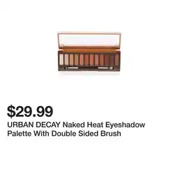 Marshalls URBAN DECAY Naked Heat Eyeshadow Palette With Double Sided Brush offer