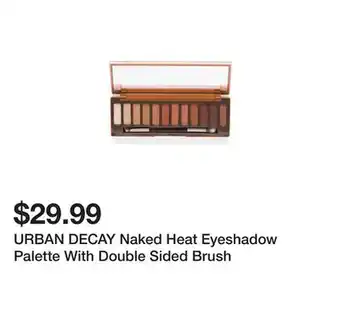 Marshalls URBAN DECAY Naked Heat Eyeshadow Palette With Double Sided Brush offer