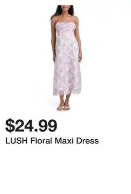 Marshalls LUSH Floral Maxi Dress offer